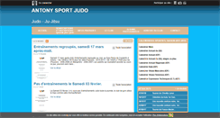 Desktop Screenshot of antony-sport-judo.net