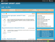 Tablet Screenshot of antony-sport-judo.net